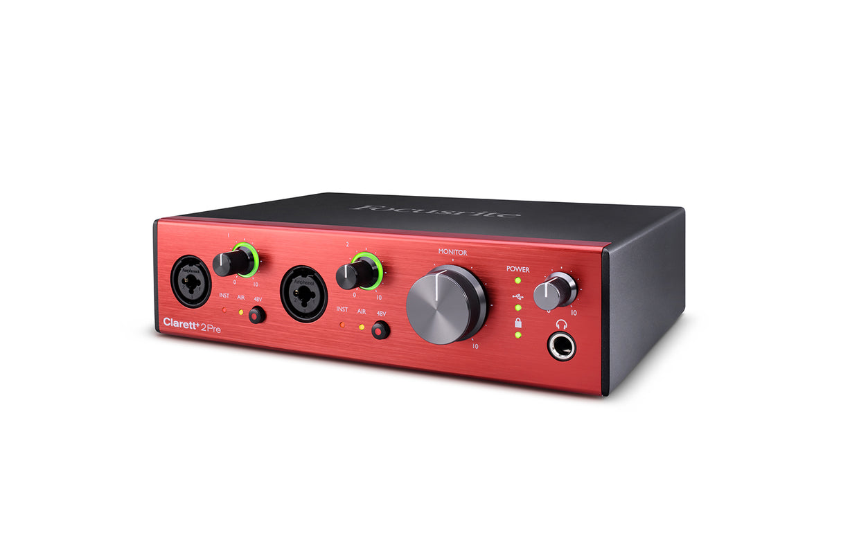 Focusrite Clarett + 2Pre USB-ljudkort