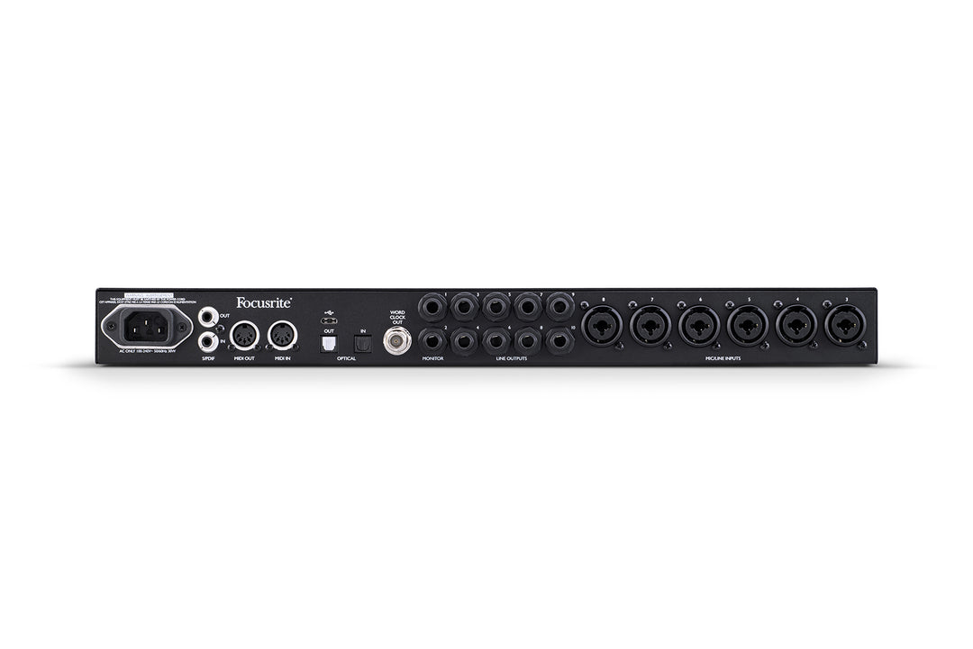 Focusrite Clarett + 8Pre USB-ljudkort