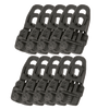 Molton Clips Midi 10 st. (Svart)