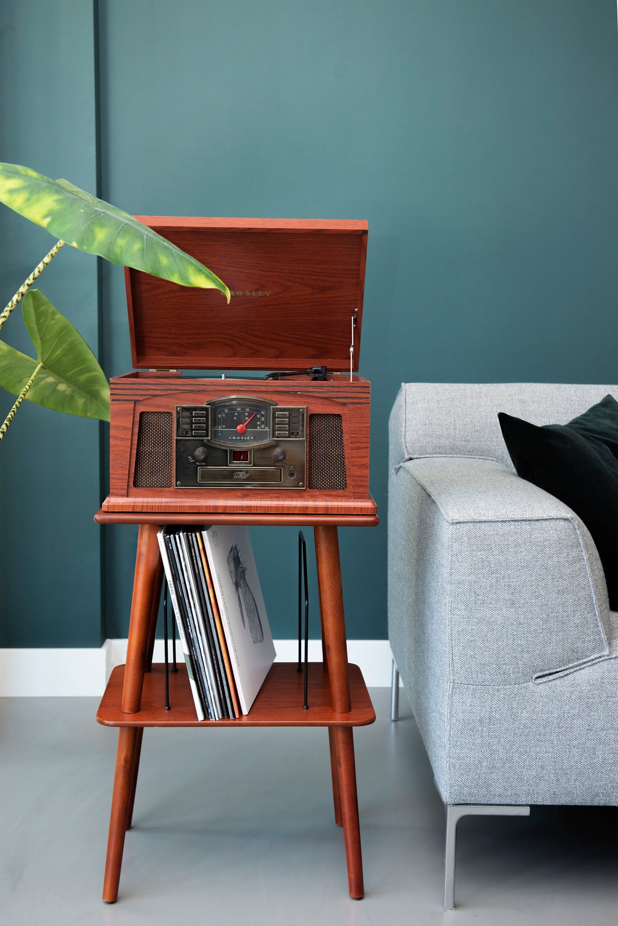 Crosley Lancaster Entertainment Center (Wood)