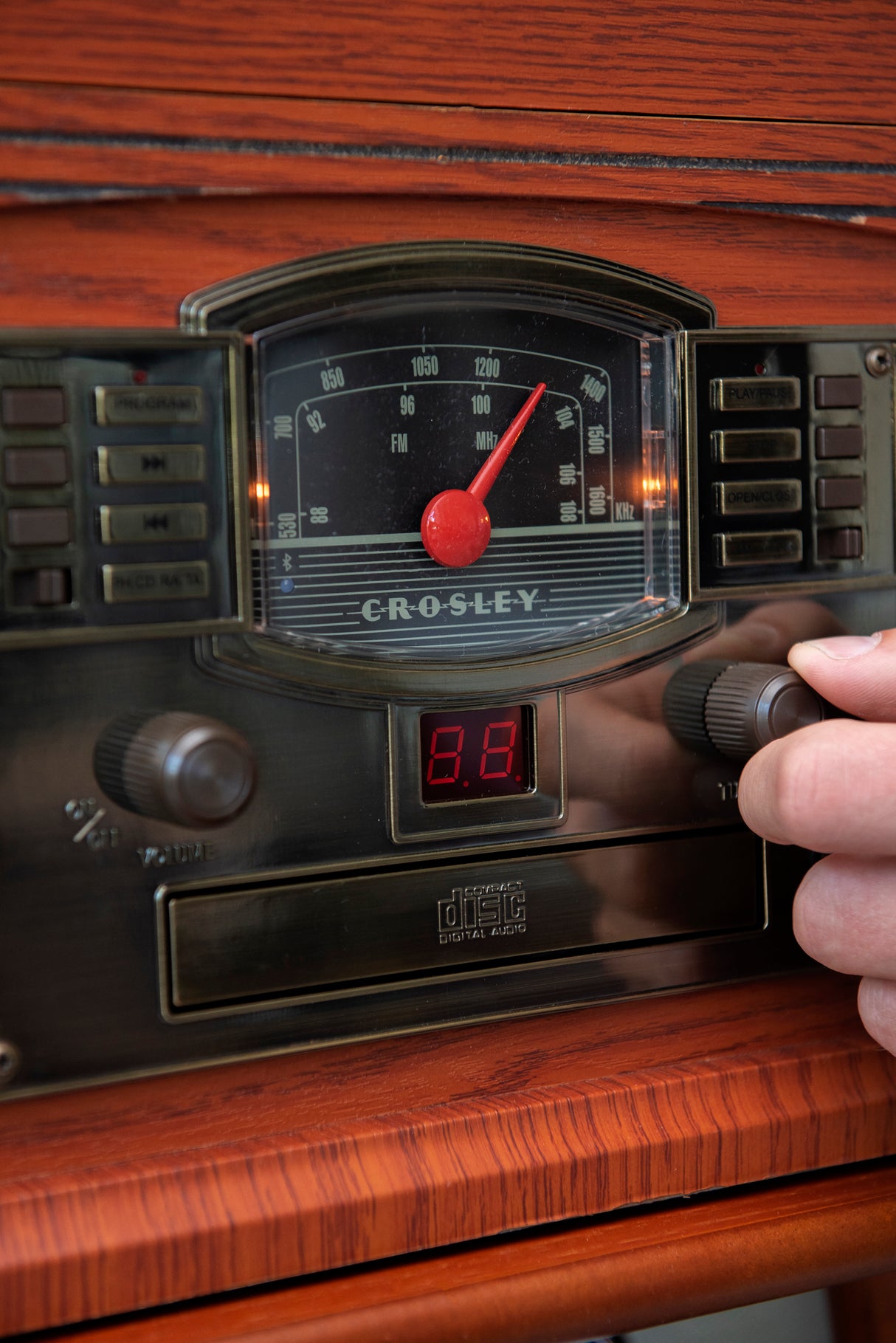 Crosley Lancaster Entertainment Center (Wood)