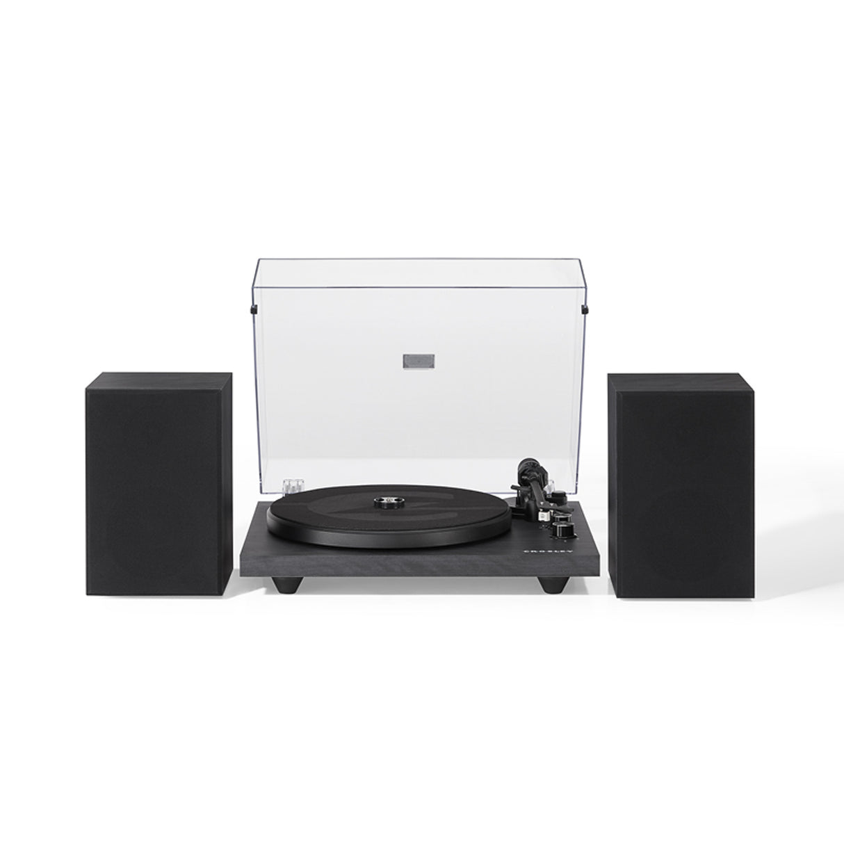 Crosley C62 skivspelare med högtalare (svart)