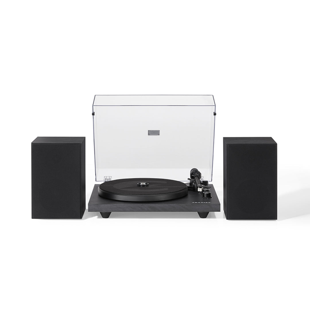Crosley C62 skivspelare med högtalare (svart)