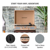 Crosley Cruiser Plus skivspelare tvåvägs Bluetooth (ljusbrun)