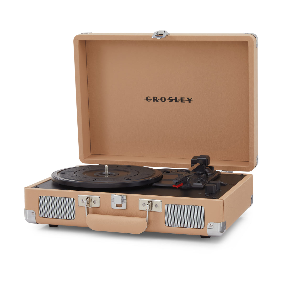 Crosley Cruiser Plus skivspelare tvåvägs Bluetooth (ljusbrun)