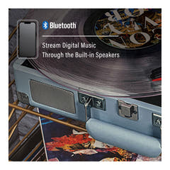 Crosley Cruiser Plus skivspelare tvåvägs Bluetooth (turmalin)