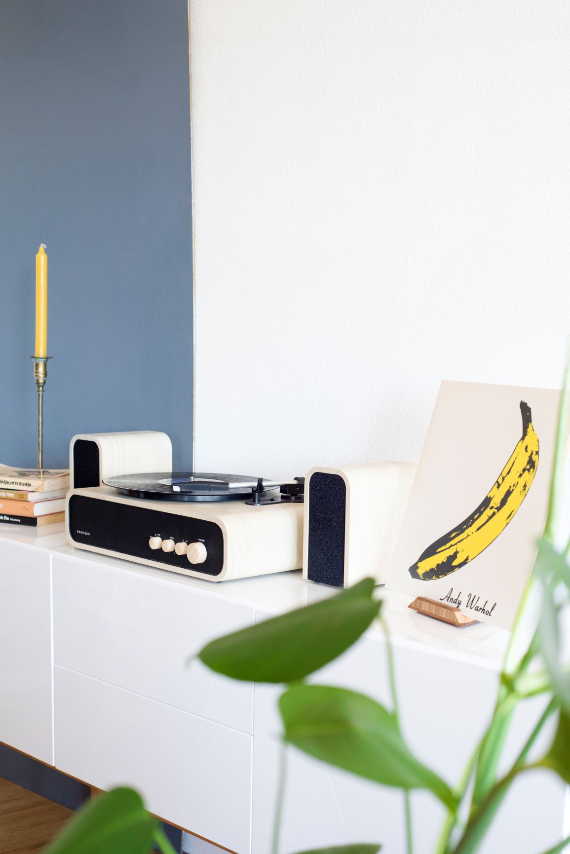 Crosley Gig skivspelare med högtalare (naturliga)