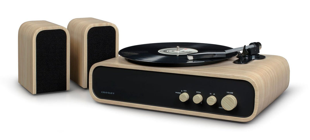 Crosley Gig skivspelare med högtalare (naturliga)