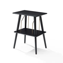 Crosley - Manchester Skivspelarmöbel (Svart)