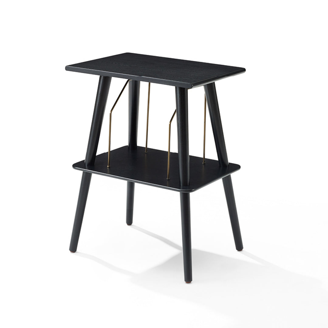 Crosley - Manchester Skivspelarmöbel (Svart)
