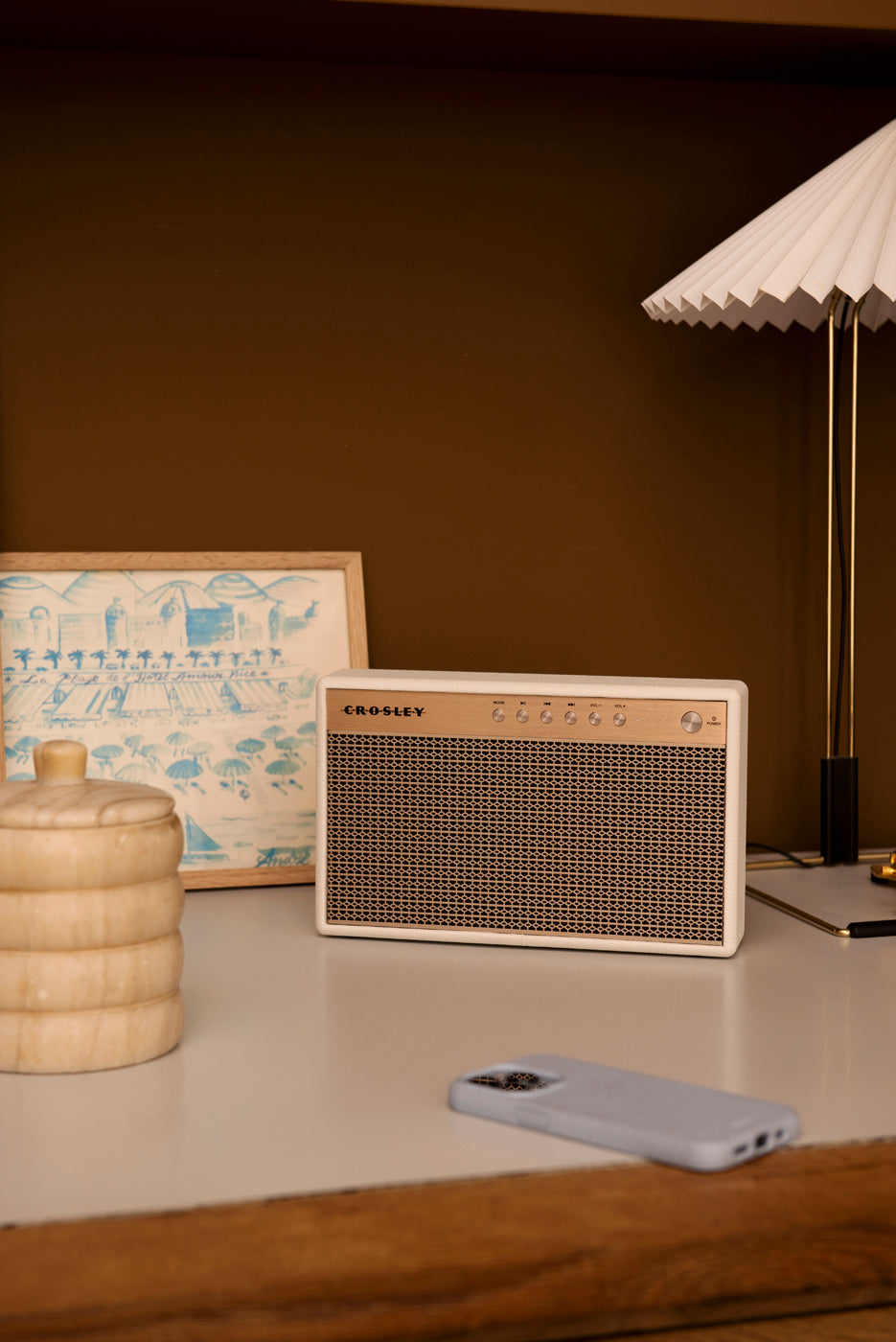 Crosley Montero Bluetooth högtalare (vit)