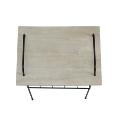 Crosley - Wiltshire Skivspelarbord (Natural)