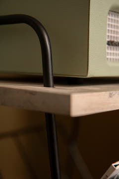 Crosley - Wiltshire Skivspelarbord (Natural)