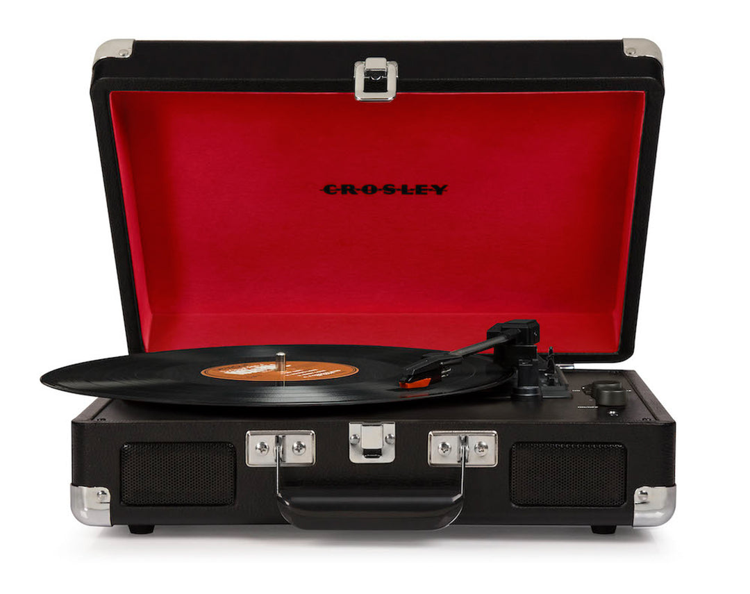 Crosley Cruiser Plus Skivspelare Tvåvägs Bluetooth (Svart)