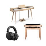 Grooveland DDP-140 Elpiano (Beige) Bundle