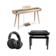 Grooveland DDP-140 Elpiano (Beige) Bundle