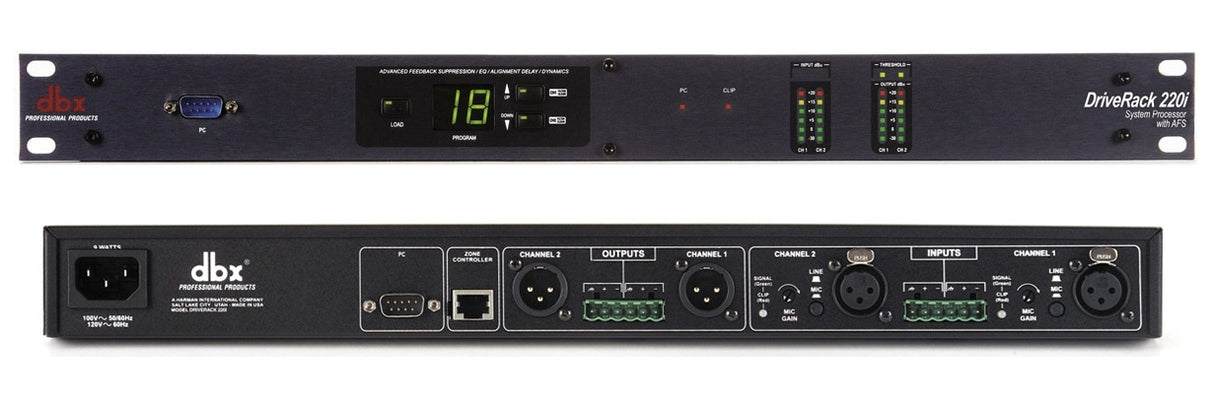 dbx DriveRack 220i ljudprocessor