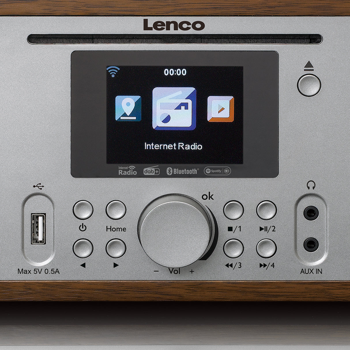 Lenco DIR-270 Radio (trä)