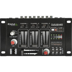 Ibiza DJ21-MKII 4-kanals DJ Mixer