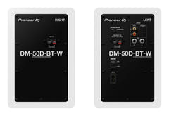 Pioneer DJ DM-50D-BT-W Studiomonitorer med Bluetooth (vit)