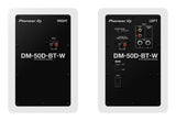 Pioneer DJ DM-50D-BT-W Studiomonitorer med Bluetooth (vit)