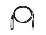 DMX adapter OUT jack 3,5 / XLR 1m