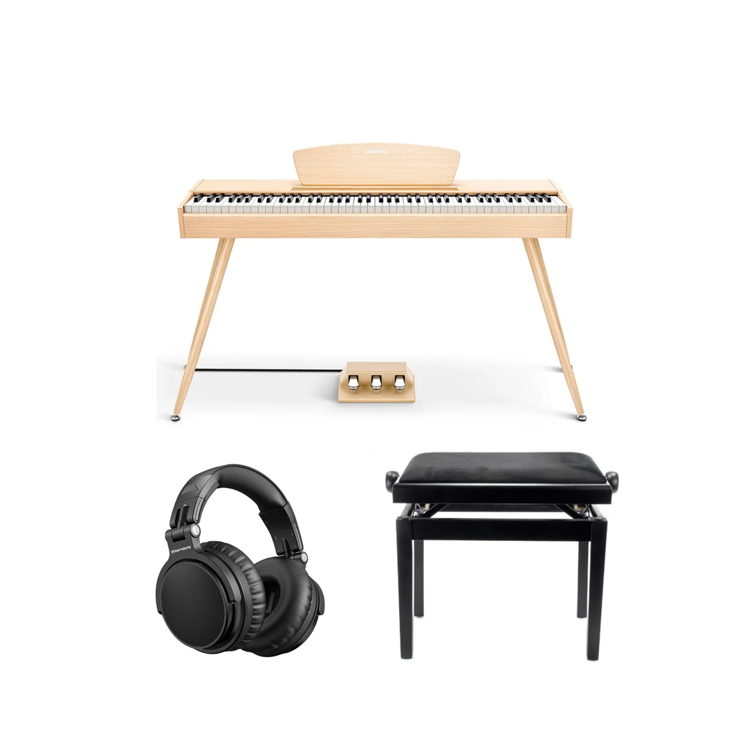 Donner DDP-80 elpiano beige Komplett Paket