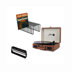 Studio 57 Dolly Skivspelare (Brun) Paket