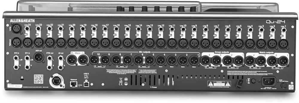 Decksaver Skyddande cover för Allen & Heath QU-24