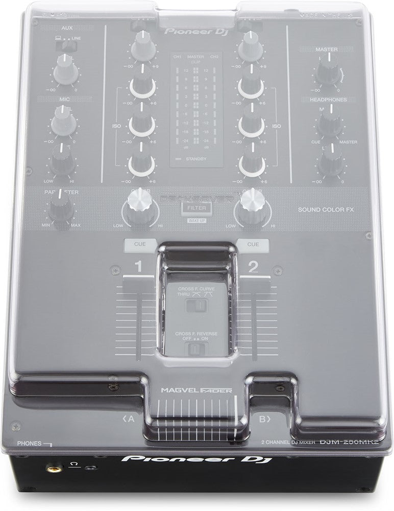 Decksaver Skydd cover för Pioneer DJM-250 MK2 & DJM-450