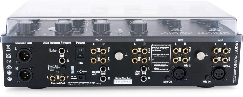 Decksaver Skyddande cover för Union Audio orbit.4 LE och orbit.4 LE fx