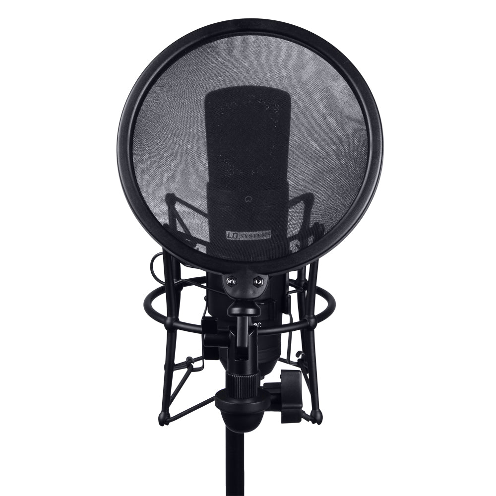 LD Systems DSM 400 mikrofonstötfäste med popfilter