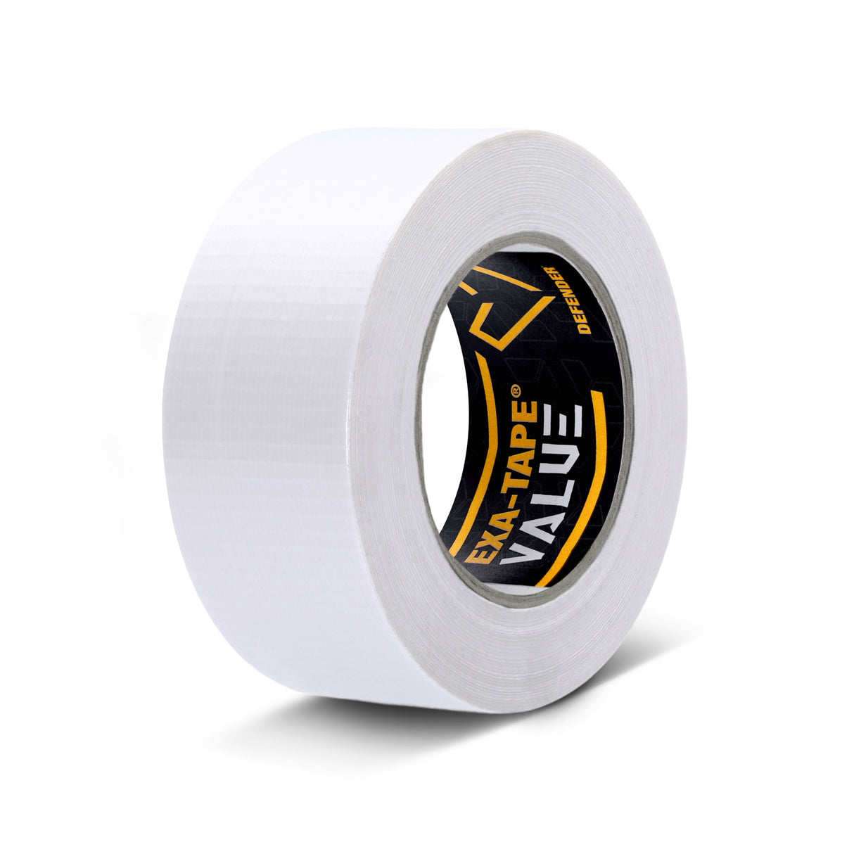 Defender EXA-TAPE® VALUE W 50 - Tygtejp | vit | glansig | 50 mm x 50 m