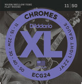 Daddario ECG24 gitarrsträngar (Jazz Light, 11-50)