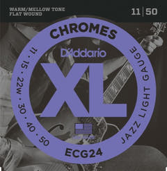 Daddario ECG24 gitarrsträngar (Jazz Light, 11-50)