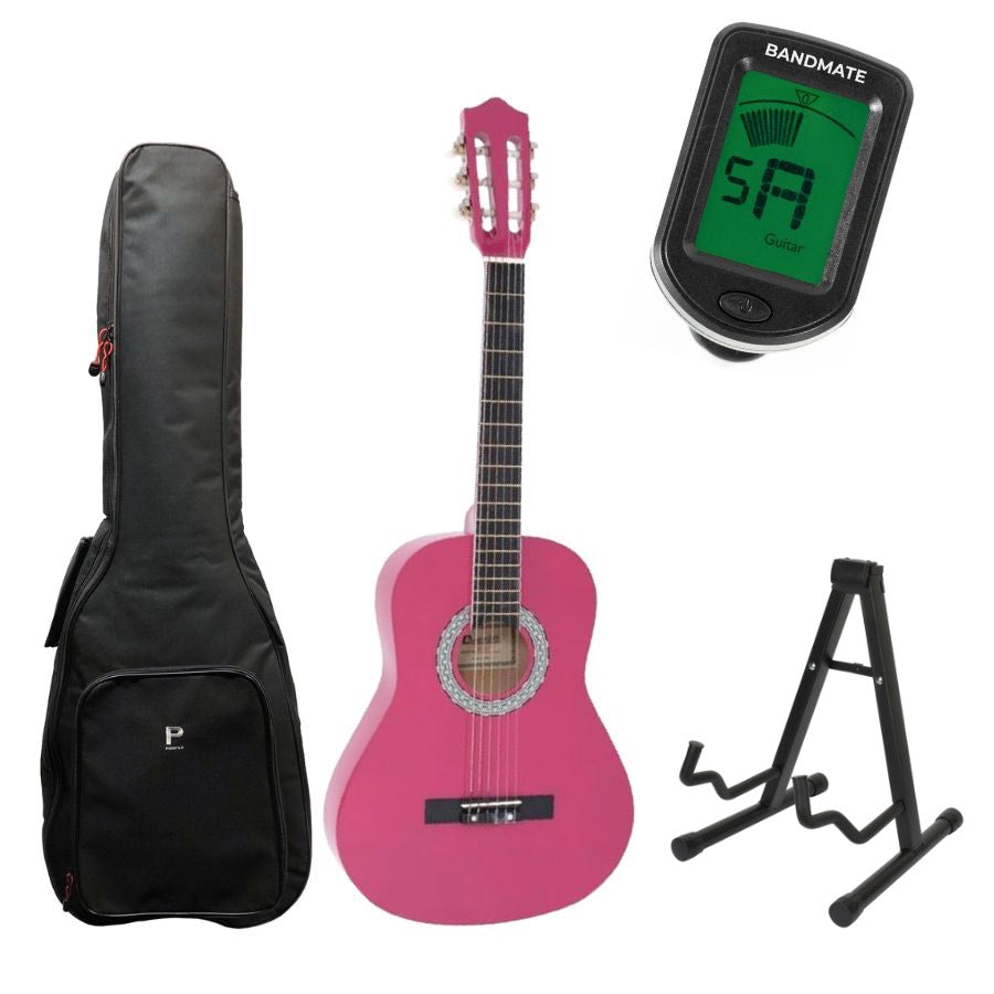 DiMavery AC-303 Spansk Gitarr 3/4 Starter Kit (Rosa)