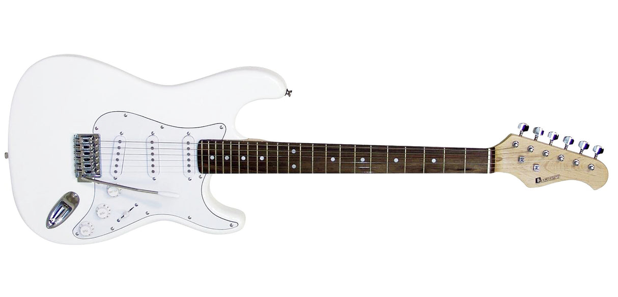 DiMavery ST-203 elgitarr (vit)