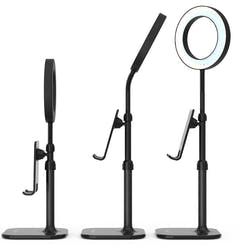 Digipower Succes Mobilhållare med 6" Ringlight
