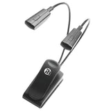 Dubbla svanhals-knöllampor