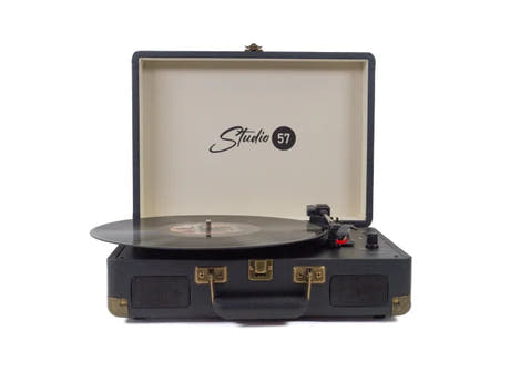 Studio 57 Dolly skivspelare (svart)