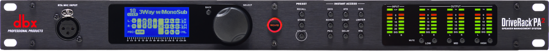 dbx DriveRack PA2-processor