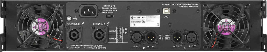 Dynacord L1800FD digital förstärkare (2x950W, DSP)