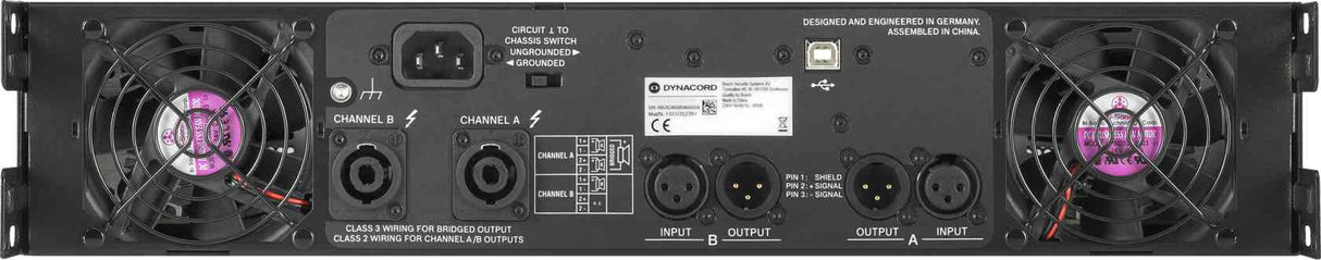 Dynacord L1800FD digital förstärkare (2x950W, DSP)