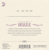 Daddario EJ87C Konsert Ukulele String Set