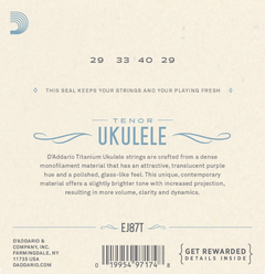 Daddario EJ87T Tenor Ukulele String Set
