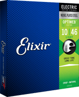 Elixir Optiweb gitarrsträngar (Lätt, 10-46)