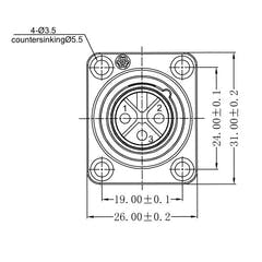 Enova instrumentkabel mono jack 15 meter