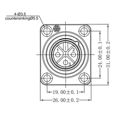 Enova instrumentkabel mono jack 15 meter