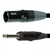 Enova mikrofonkabel XLR han til mono jack 2 meter