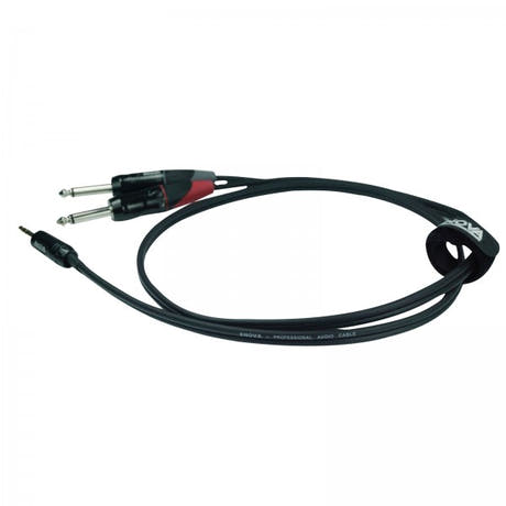 Enova minijack adapter kabel minijack til 2 x jack 7 meter